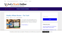 Desktop Screenshot of letsworkonline.net