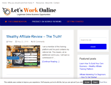 Tablet Screenshot of letsworkonline.net
